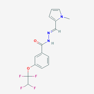 N'-[(1-methyl-1H-pyrrol-2-yl)methylene]-3-(1,1,2,2-tetrafluoroethoxy)benzohydrazide