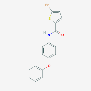molecular formula C17H12BrNO2S B450427 5-bromo-N-(4-phenoxyphenyl)thiophene-2-carboxamide 