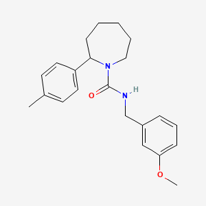 molecular formula C22H28N2O2 B4504318 N-(3-甲氧基苄基)-2-(4-甲苯基)-1-氮杂环己烷甲酰胺 