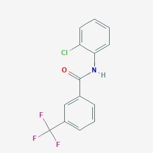 molecular formula C14H9ClF3NO B450432 N-(2-chlorophenyl)-3-(trifluoromethyl)benzamide CAS No. 723252-38-8