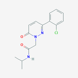 2-[3-(2-chlorophenyl)-6-oxo-1(6H)-pyridazinyl]-N~1~-isopropylacetamide