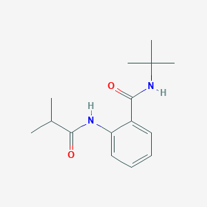 N-(tert-butyl)-2-(isobutyrylamino)benzamide