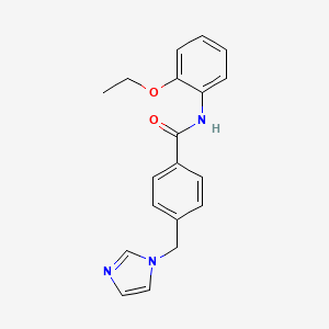 N-(2-ethoxyphenyl)-4-(imidazol-1-ylmethyl)benzamide