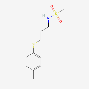 N-{3-[(4-methylphenyl)thio]propyl}methanesulfonamide