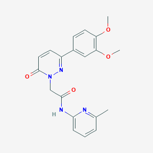 2-(3-(3,4-dimethoxyphenyl)-6-oxopyridazin-1(6H)-yl)-N-(6-methylpyridin-2-yl)acetamide