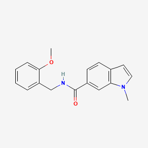 N-(2-methoxybenzyl)-1-methyl-1H-indole-6-carboxamide