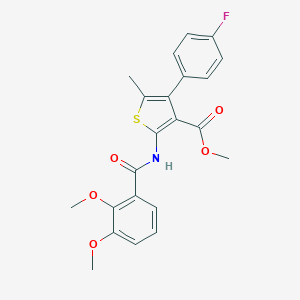 Methyl 2-[(2,3-dimethoxybenzoyl)amino]-4-(4-fluorophenyl)-5-methylthiophene-3-carboxylate