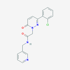 2-[3-(2-chlorophenyl)-6-oxo-1(6H)-pyridazinyl]-N-(3-pyridylmethyl)acetamide