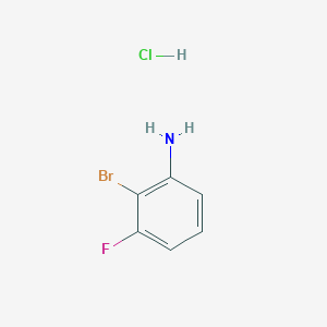 molecular formula C6H6BrClFN B045047 2-Bromo-3-fluoroaniline hydrochloride CAS No. 118313-87-4