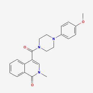 4-{[4-(4-methoxyphenyl)piperazino]carbonyl}-2-methyl-1(2H)-isoquinolinone