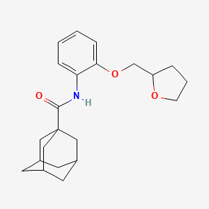 N-[2-(tetrahydro-2-furanylmethoxy)phenyl]-1-adamantanecarboxamide