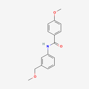 molecular formula C16H17NO3 B4504806 4-methoxy-N-[3-(methoxymethyl)phenyl]benzamide 