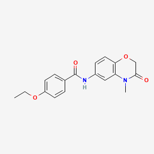 4-ethoxy-N-(4-methyl-3-oxo-3,4-dihydro-2H-1,4-benzoxazin-6-yl)benzamide