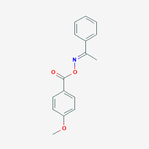 1-phenylethanone O-(4-methoxybenzoyl)oxime