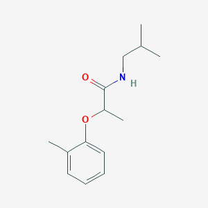 molecular formula C14H21NO2 B4504840 2-(2-methylphenoxy)-N-(2-methylpropyl)propanamide 