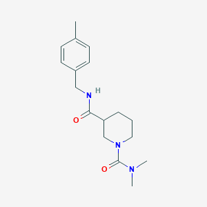 molecular formula C17H25N3O2 B4504920 N~1~,N~1~-dimethyl-N~3~-(4-methylbenzyl)piperidine-1,3-dicarboxamide 