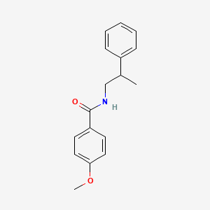 4-methoxy-N-(2-phenylpropyl)benzamide