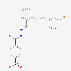 N'-{2-[(3-bromobenzyl)oxy]benzylidene}-4-nitrobenzohydrazide