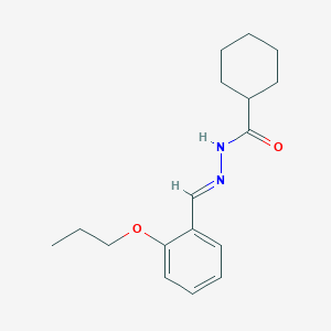 N'-(2-propoxybenzylidene)cyclohexanecarbohydrazide