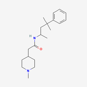 N-(1,3-dimethyl-3-phenylbutyl)-2-(1-methyl-4-piperidinyl)acetamide