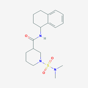 1-[(dimethylamino)sulfonyl]-N-(1,2,3,4-tetrahydro-1-naphthalenyl)-3-piperidinecarboxamide