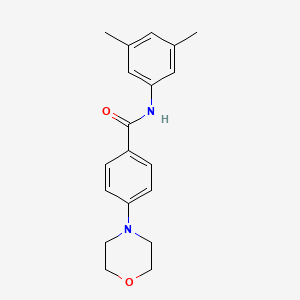 N-(3,5-dimethylphenyl)-4-(4-morpholinyl)benzamide