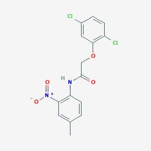 2-(2,5-dichlorophenoxy)-N-(4-methyl-2-nitrophenyl)acetamide