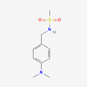 molecular formula C10H16N2O2S B4505158 N-[4-(二甲氨基)苄基]甲磺酰胺 