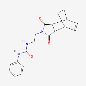 N-[2-(1,3-dioxo-1,3,3a,4,7,7a-hexahydro-2H-4,7-ethanoisoindol-2-yl)ethyl]-N'-phenylurea