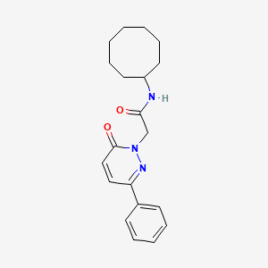 N-cyclooctyl-2-(6-oxo-3-phenylpyridazin-1(6H)-yl)acetamide