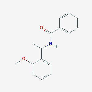 molecular formula C16H17NO2 B4505270 N-[1-(2-methoxyphenyl)ethyl]benzamide 