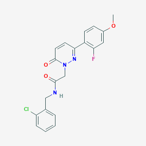 N-(2-chlorobenzyl)-2-[3-(2-fluoro-4-methoxyphenyl)-6-oxopyridazin-1(6H)-yl]acetamide