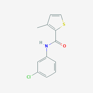 N-(3-chlorophenyl)-3-methylthiophene-2-carboxamide