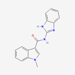 N-(1,3-dihydro-2H-benzimidazol-2-ylidene)-1-methyl-1H-indole-3-carboxamide