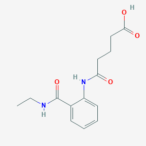 5-({2-[(ethylamino)carbonyl]phenyl}amino)-5-oxopentanoic acid