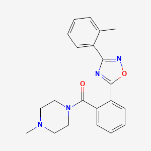 1-methyl-4-{2-[3-(2-methylphenyl)-1,2,4-oxadiazol-5-yl]benzoyl}piperazine