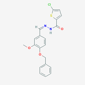 N'-[4-(benzyloxy)-3-methoxybenzylidene]-5-chloro-2-thiophenecarbohydrazide