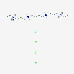 molecular formula C14H38Cl4N4 B045056 N1,N12-二乙基亚精胺四盐酸盐 CAS No. 113812-15-0