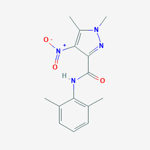 N-(2,6-dimethylphenyl)-1,5-dimethyl-4-nitro-1H-pyrazole-3-carboxamide