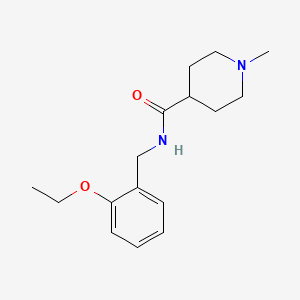 N-(2-ethoxybenzyl)-1-methyl-4-piperidinecarboxamide