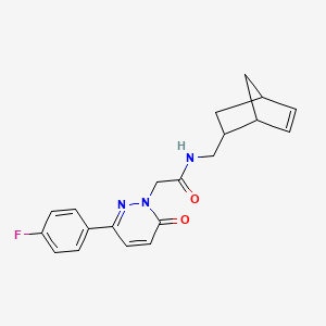 N-(bicyclo[2.2.1]hept-5-en-2-ylmethyl)-2-(3-(4-fluorophenyl)-6-oxopyridazin-1(6H)-yl)acetamide