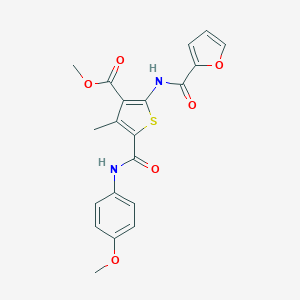 Methyl 2-(2-furoylamino)-5-[(4-methoxyanilino)carbonyl]-4-methylthiophene-3-carboxylate