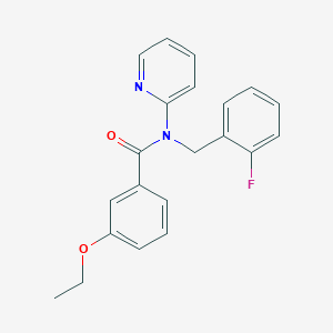 3-ETHOXY-N-[(2-FLUOROPHENYL)METHYL]-N-(PYRIDIN-2-YL)BENZAMIDE