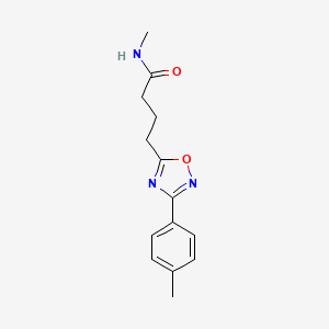 N-methyl-4-[3-(4-methylphenyl)-1,2,4-oxadiazol-5-yl]butanamide