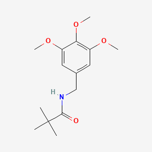 2,2-dimethyl-N-(3,4,5-trimethoxybenzyl)propanamide