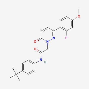 N-(4-tert-butylphenyl)-2-[3-(2-fluoro-4-methoxyphenyl)-6-oxopyridazin-1(6H)-yl]acetamide