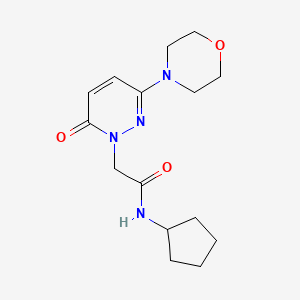 N-cyclopentyl-2-[3-(morpholin-4-yl)-6-oxopyridazin-1(6H)-yl]acetamide