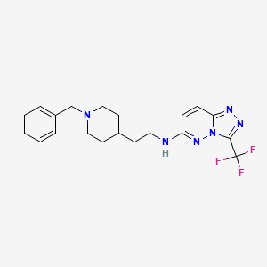 N-[2-(1-benzylpiperidin-4-yl)ethyl]-3-(trifluoromethyl)[1,2,4]triazolo[4,3-b]pyridazin-6-amine