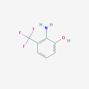 molecular formula C7H6F3NO B045064 2-氨基-3-(三氟甲基)苯酚 CAS No. 106877-48-9