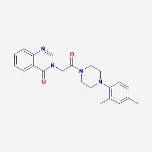 molecular formula C22H24N4O2 B4506471 3-{2-[4-(2,4-dimethylphenyl)-1-piperazinyl]-2-oxoethyl}-4(3H)-quinazolinone 